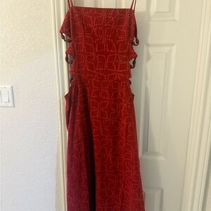 Celandine Rio Batik Cutout Midi Dress